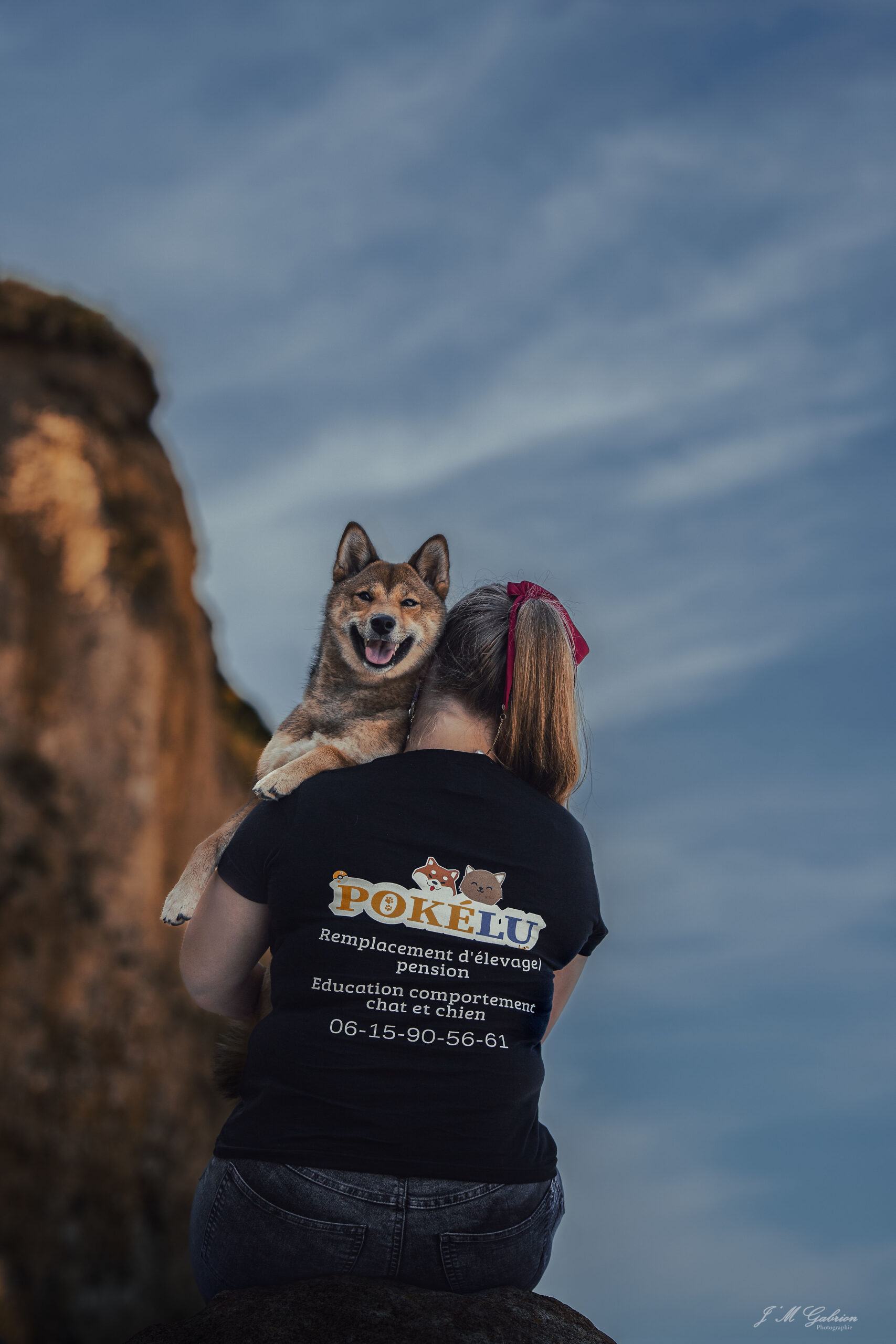 pokélu t-shirt et shiba inu